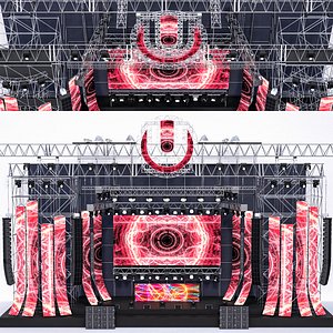 EDM Concert Stage