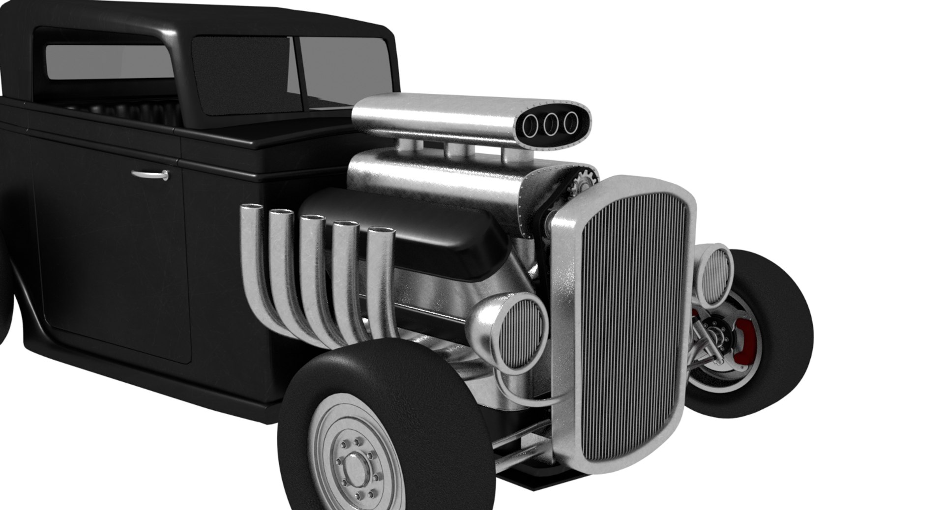 3D Hot Rod - TurboSquid 1186534