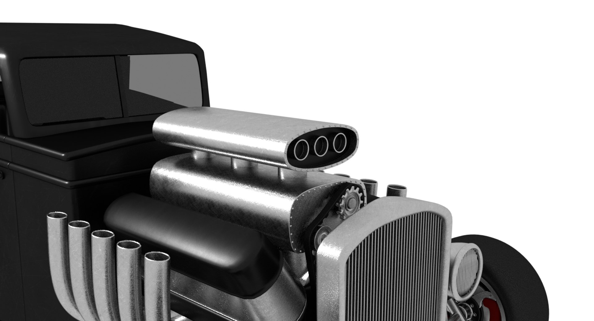 3D Hot Rod - TurboSquid 1186534