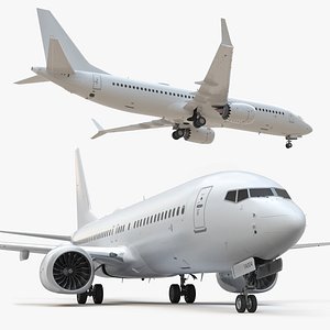 White Boeing 737 MAX 8