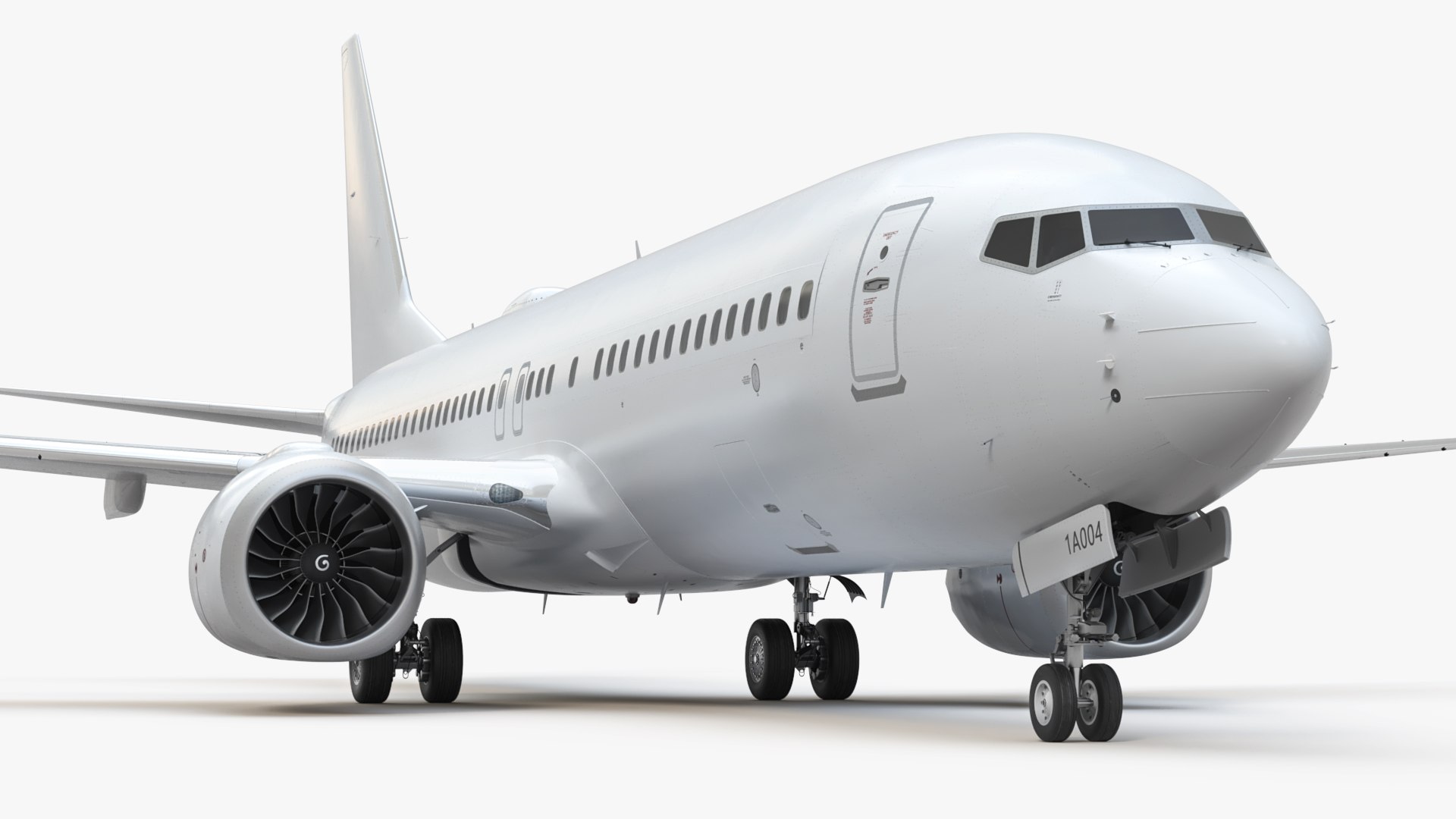 3D Model White Boeing 737 MAX TurboSquid 2328210
