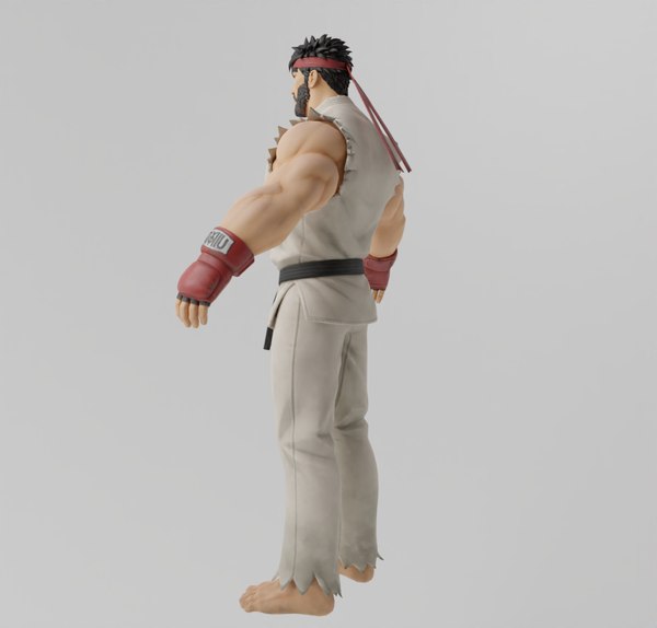 Ryu Lowpoly rigged 3D model - TurboSquid 2034129