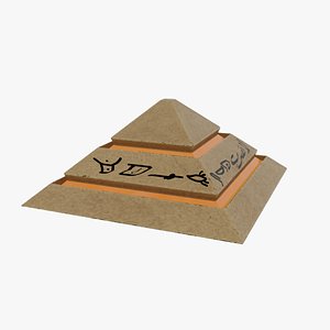Egyptian Scifi Pyramid 3D model