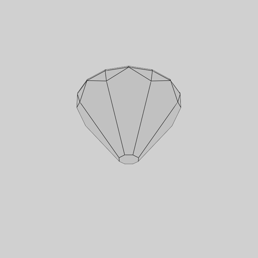 Old European Cut Diamond 3d 3ds