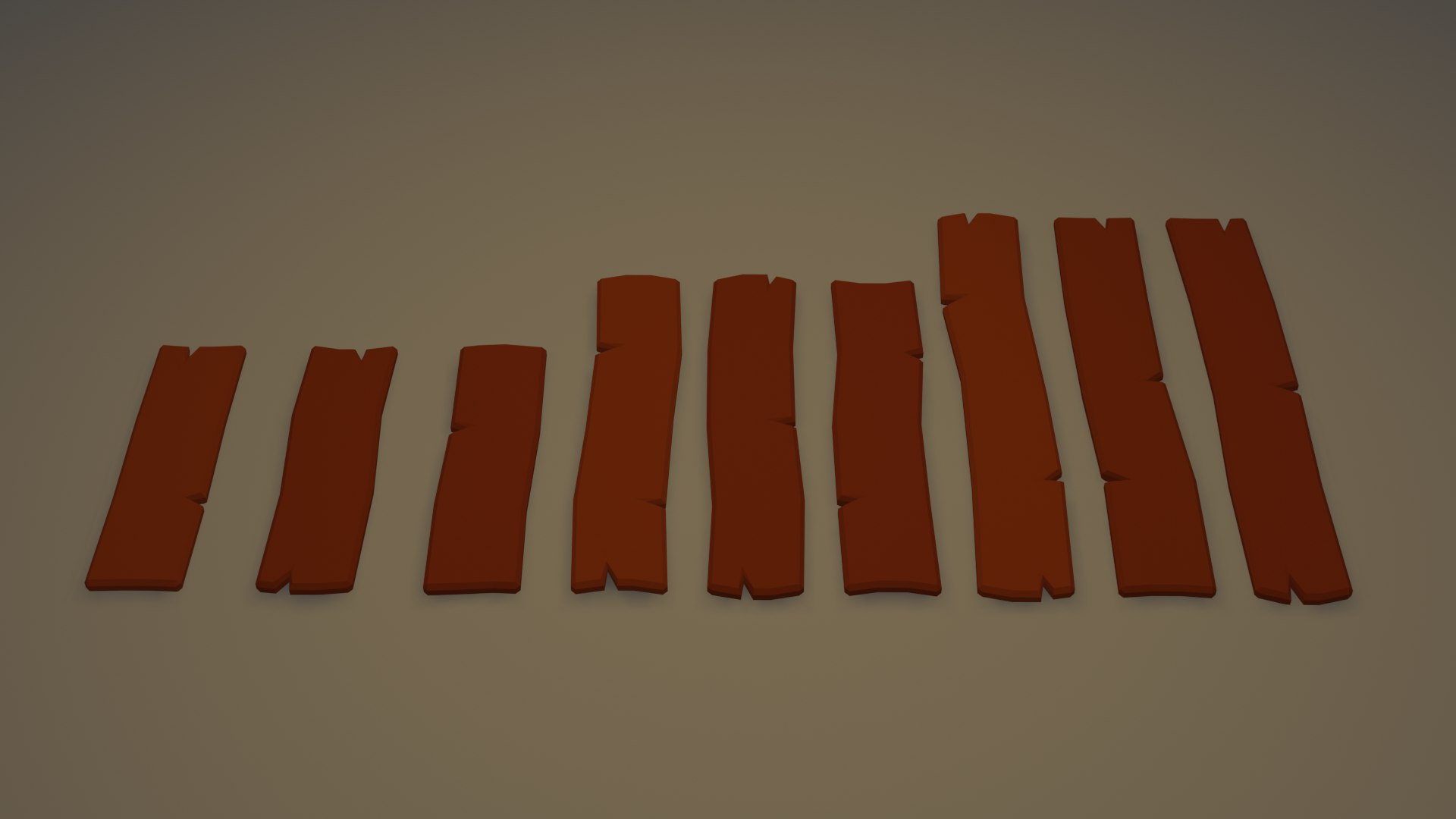 Modular Planks Set Model - TurboSquid 2216205