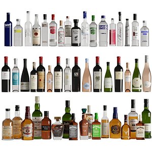 50 Alcohol Bottles