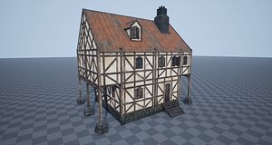 3D pbr medieval model