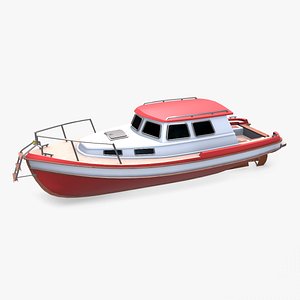 Fishing Boat Low-poly PBR(1)