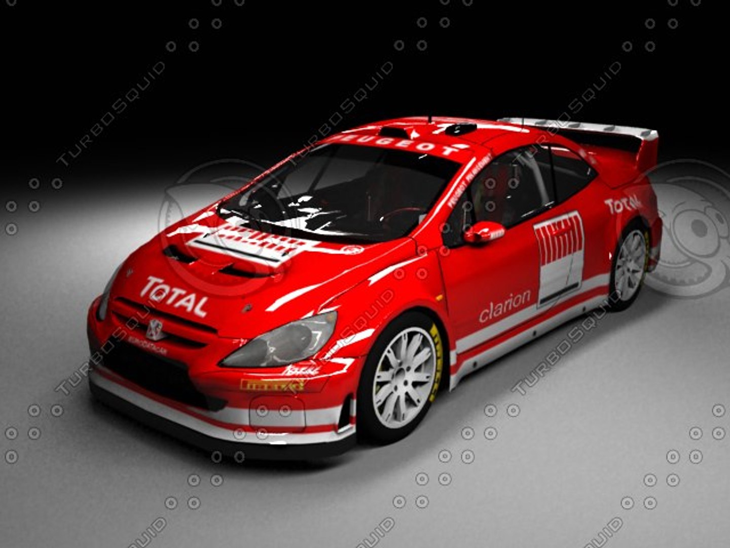 プジョー307 WRC 20053Dモデル - TurboSquid 694527