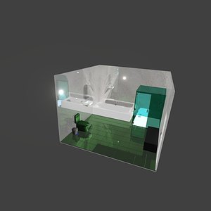 3D model bath room