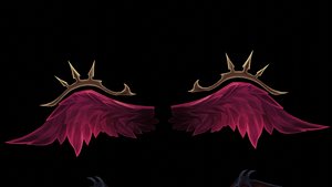 3D 4 wings pack for games