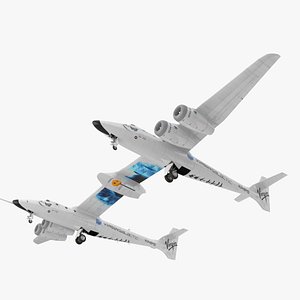 Virgin Galactic Mothership Eve 3D model