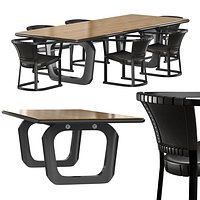 Mesa de comedor 4221 and Chair T13 (Set-1)