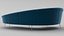 Ico Parisi Style Modern Curved Sofa 01  With Pro Studio Render Scene