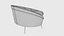 Ico Parisi Style Modern Curved Sofa 01  With Pro Studio Render Scene