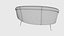 Ico Parisi Style Modern Curved Sofa 01  With Pro Studio Render Scene