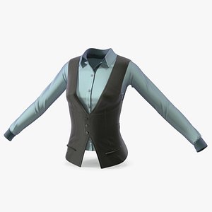 Waistcoat Business Suit model