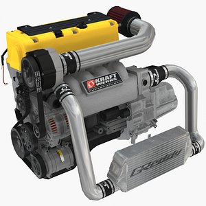 Honda K24A 2.4L Supercharged engine