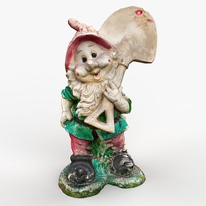 Welcome Shovel Gnome 3D model