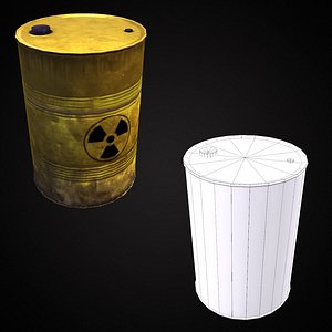 3D chemical waste barrel
