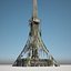 Tokyo Tower Post Apocaliptic 3d Model