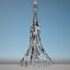 Tokyo Tower Post Apocaliptic 3d Model