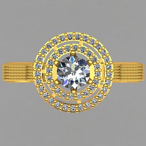 3D designer ring