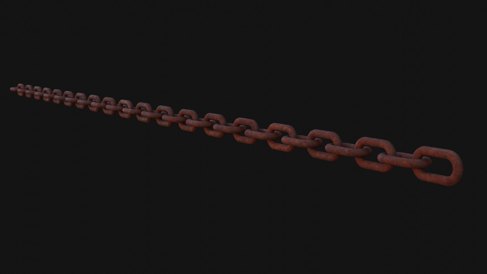 3D Simple Steel Chain - TurboSquid 2168650