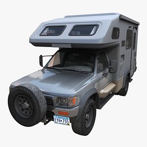 3D Toyota Hilux Galaxy camper truck