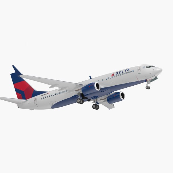 3D boeing 737-800 interior delta model