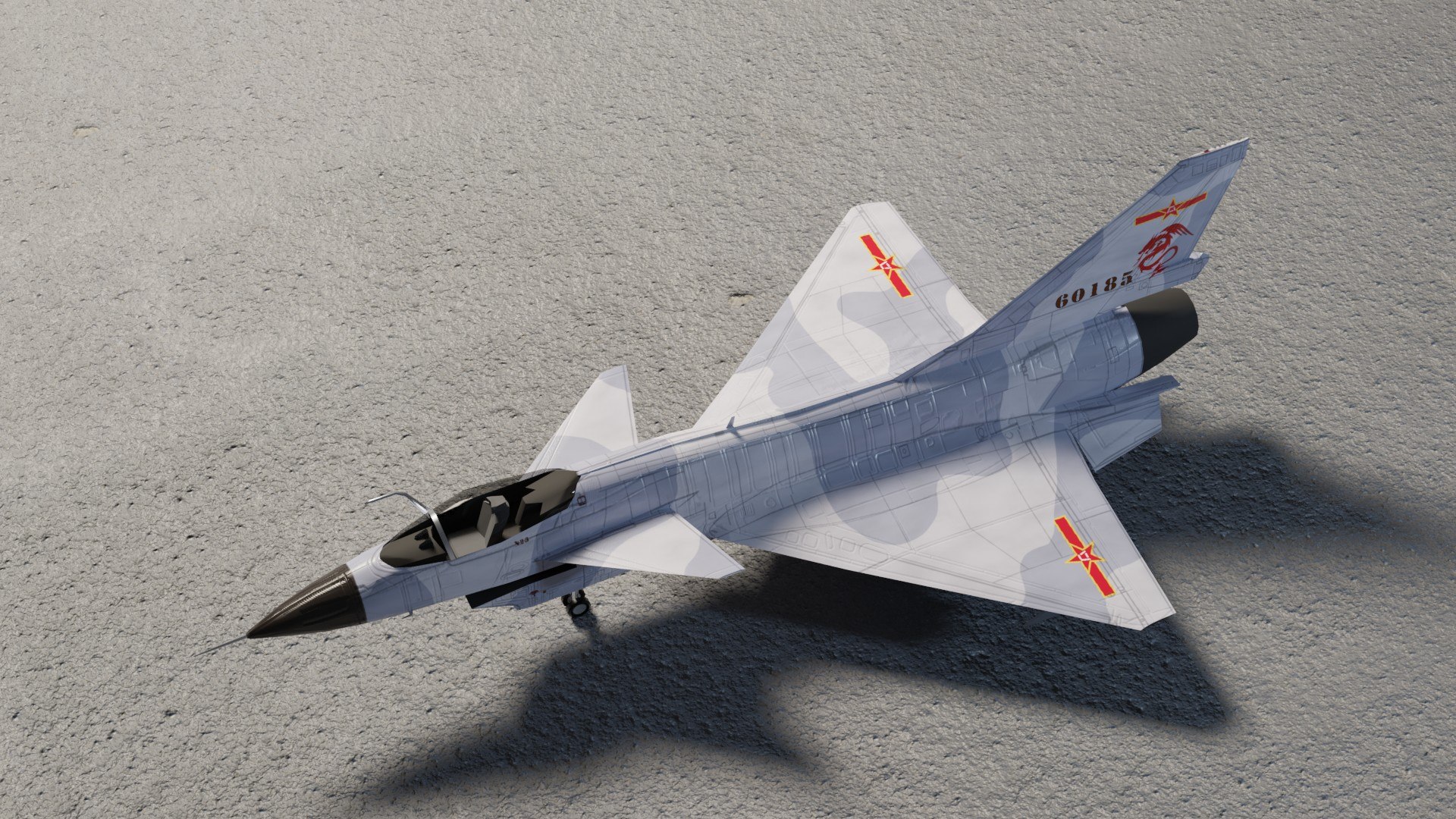 3D Chengdu J-10 Vigorous Dragon Lowpoly Jet Fighter - TurboSquid 1872495
