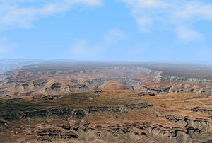 3D model grand canyon