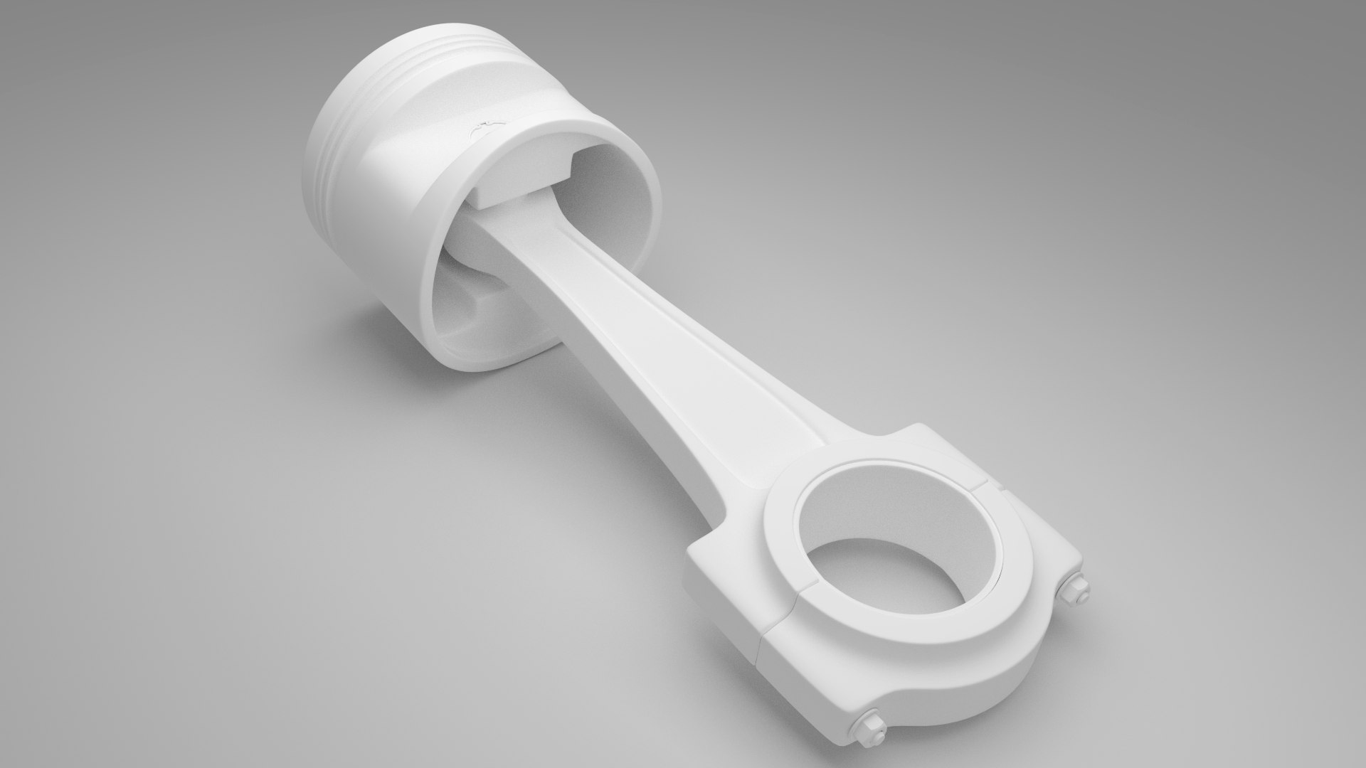 Piston Connecting Rod 3d Obj