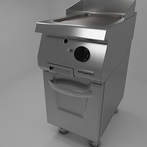 Commercial Kitchen 700 Series Grill Gas  Griddle 3D Model 3D model