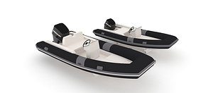 Northstar Tender Boat model 550 - 460 3D model