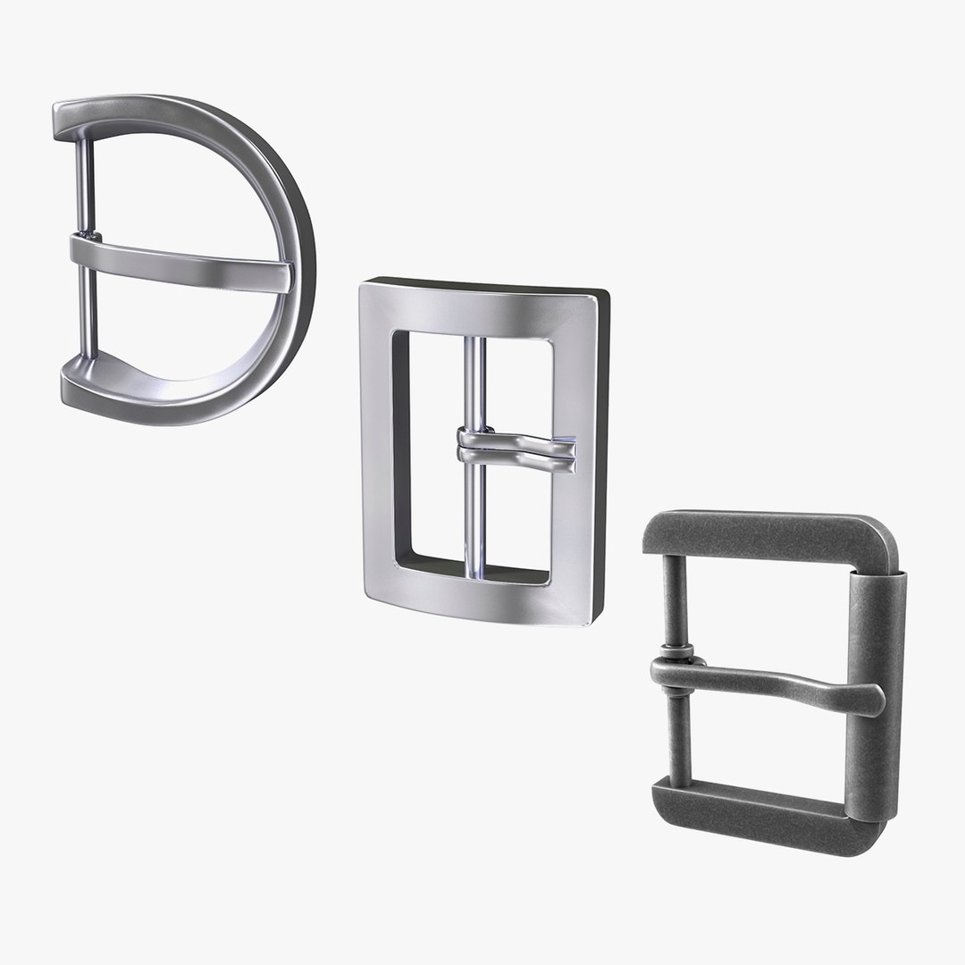 Buckles Collection 2 3D model preview