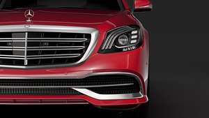 mercedes maybach s 560 3D model