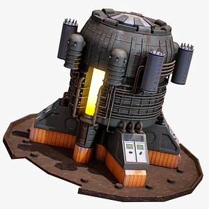 Sci-Fi Steampunk Reactor Unit PBR