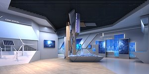 3D model Energy Exhibition Hall