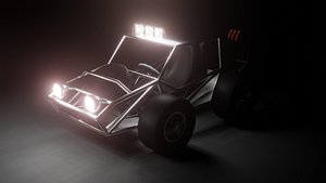 3D go kart car bumper