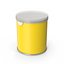 3D Yellow Containers Boxes Packages Bags Collection