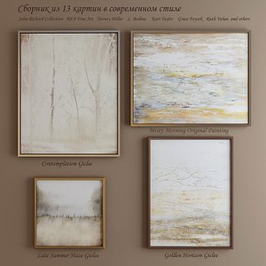 The collection of contemporary paintings (set-3)