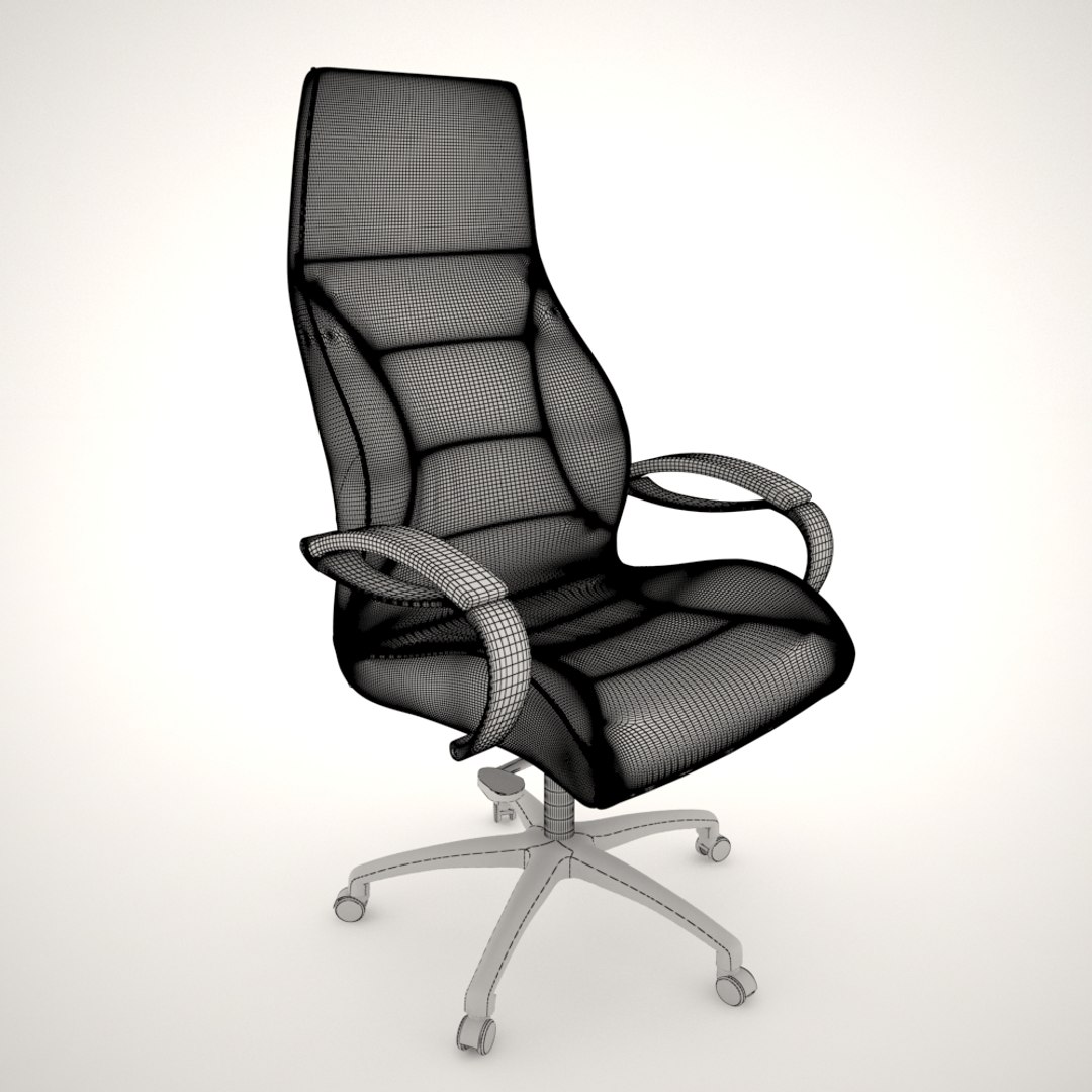 6 Kind Office Chairs 3D Model TurboSquid 1168445
