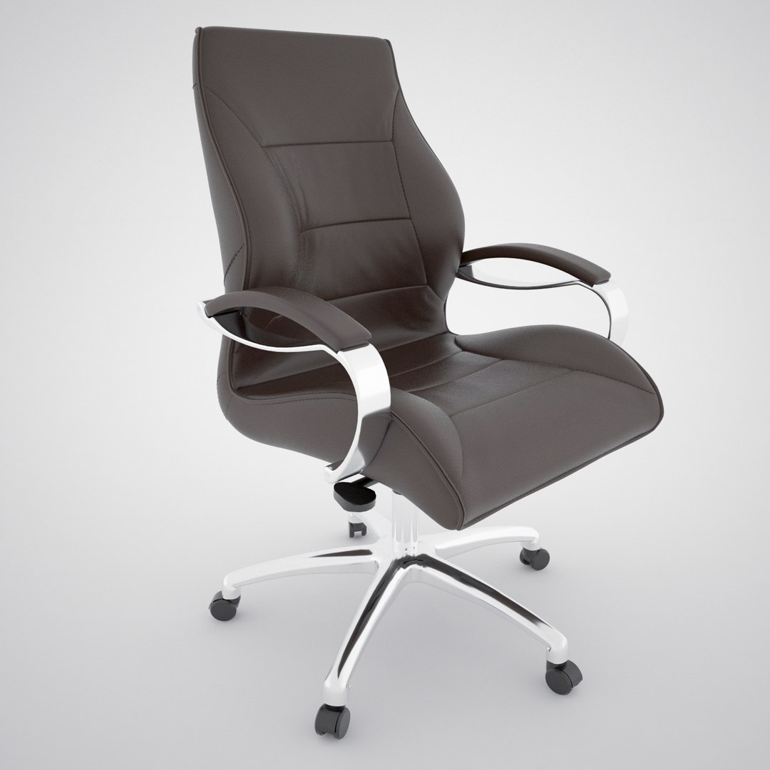 6 Kind Office Chairs 3D Model TurboSquid 1168445