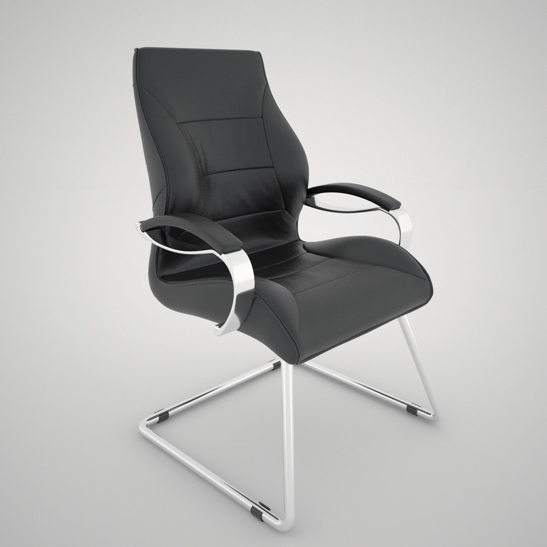 6 Kind Office Chairs 3D Model TurboSquid 1168445