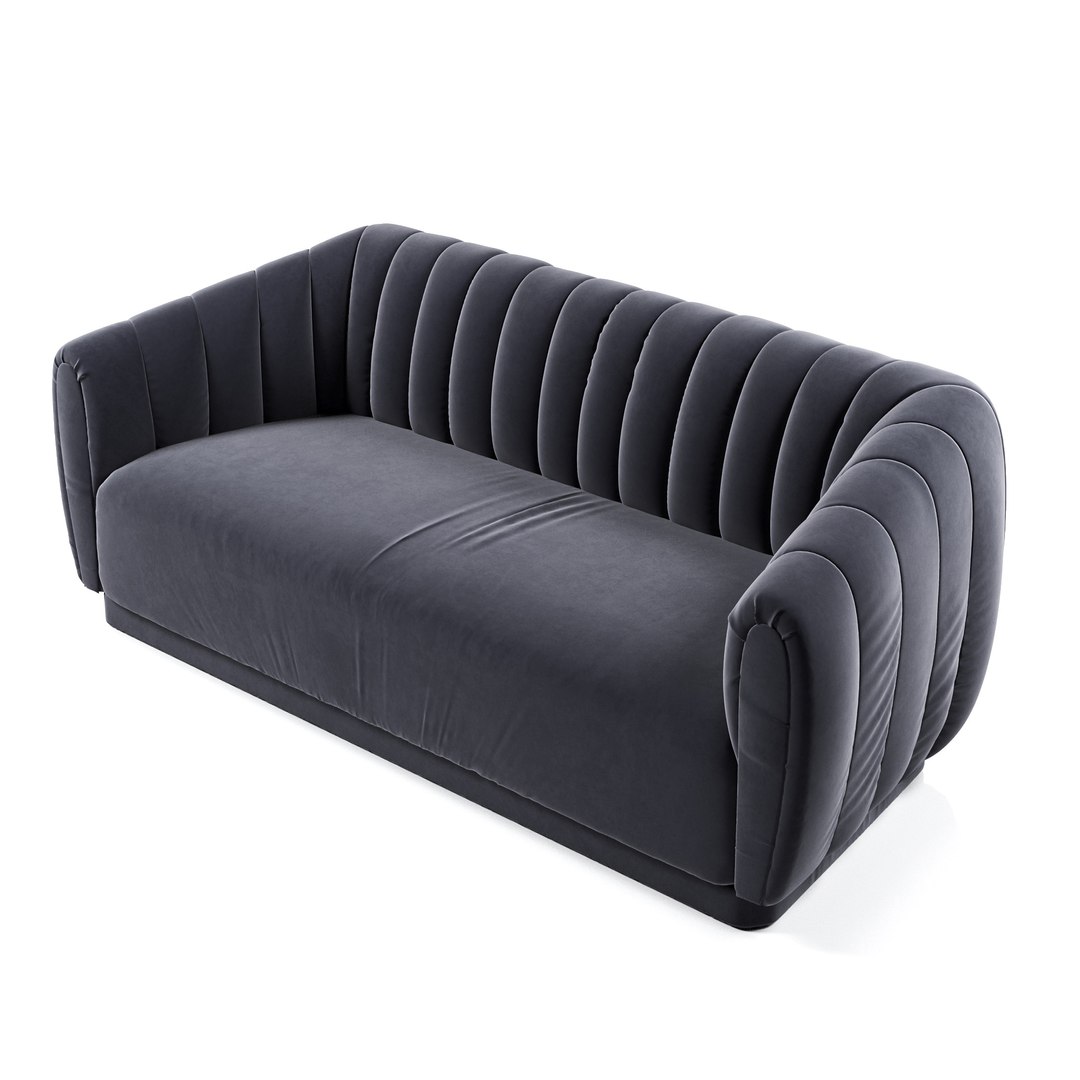 3D Sofa Arno Velvet TurboSquid 1684205