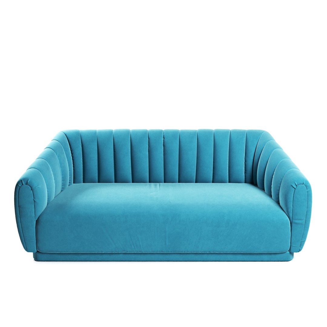3D Sofa Arno Velvet TurboSquid 1684205