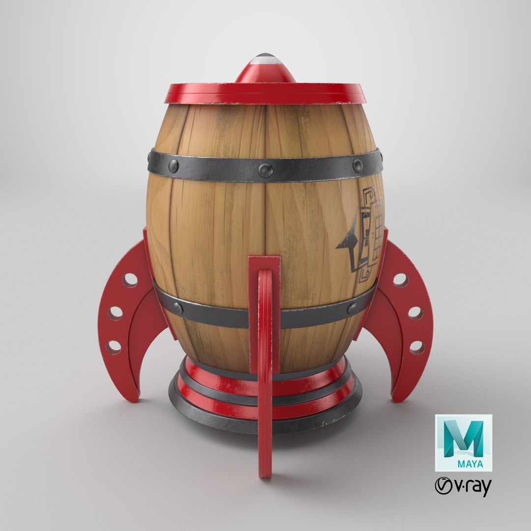 3D DK Rocket Barrel Donkey Kong Movie model https://p.turbosquid.com/ts-thumb/fW/85drmk/Oh/stemcell_maya_vray_render/png/1739298670/1920x1080/fit_q87/bac58882ae001b858f2ba9158dc8768dbbb75188/stemcell_maya_vray_render.jpg