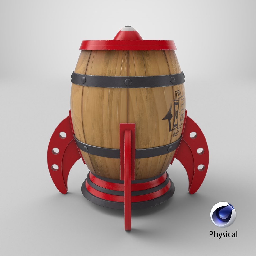 3D DK Rocket Barrel Donkey Kong Movie model https://p.turbosquid.com/ts-thumb/fW/85drmk/tA/stemcell_cinema_4d_physical_render/png/1739298673/1920x1080/fit_q87/7dc0bebbe024ab0d9b1c1ee17a83f26b8a78bcd0/stemcell_cinema_4d_physical_render.jpg