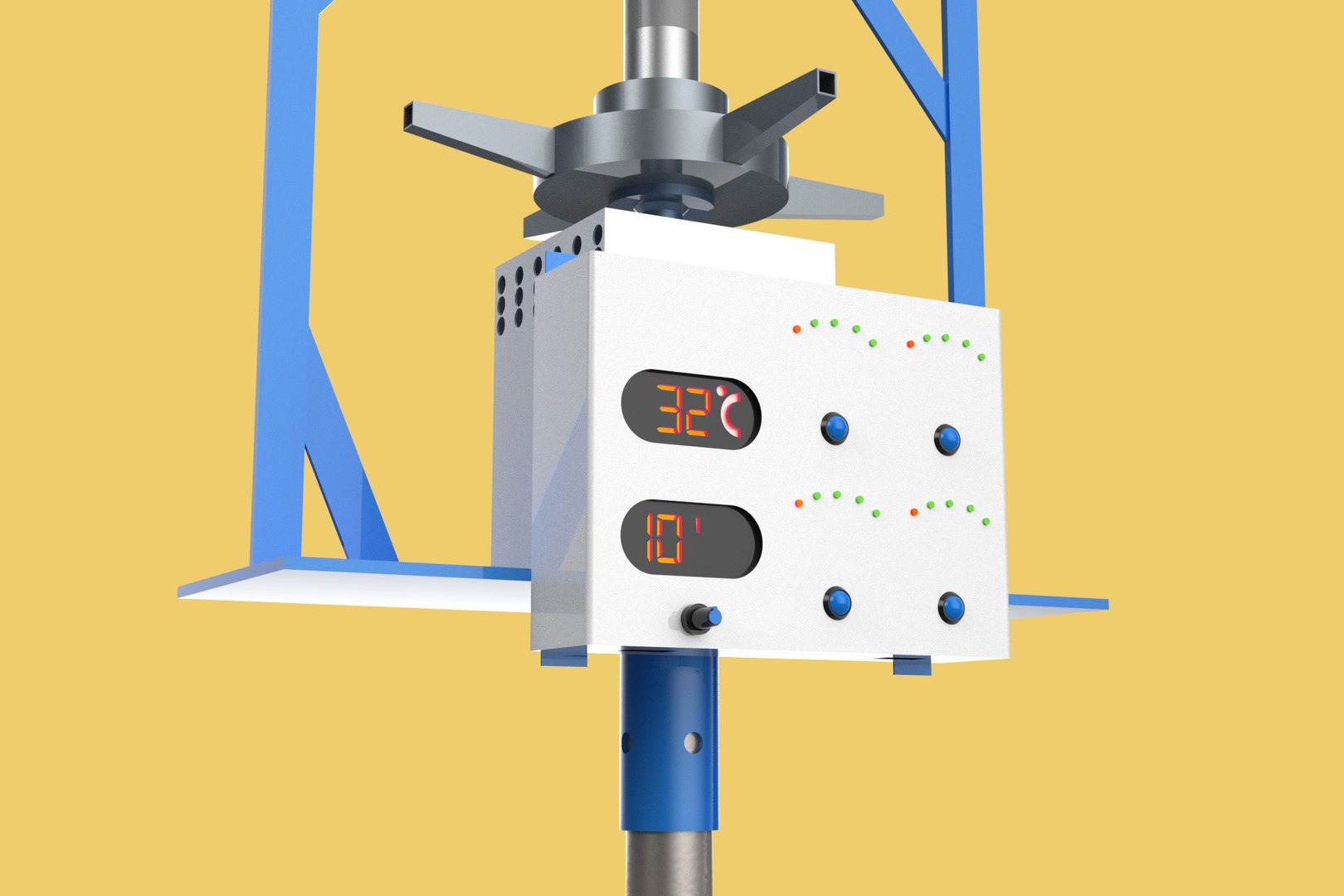 AUTOMATIC FISH FEEDER SPREADER ROTARY CENTRIFUGAL 3D - TurboSquid 2223272